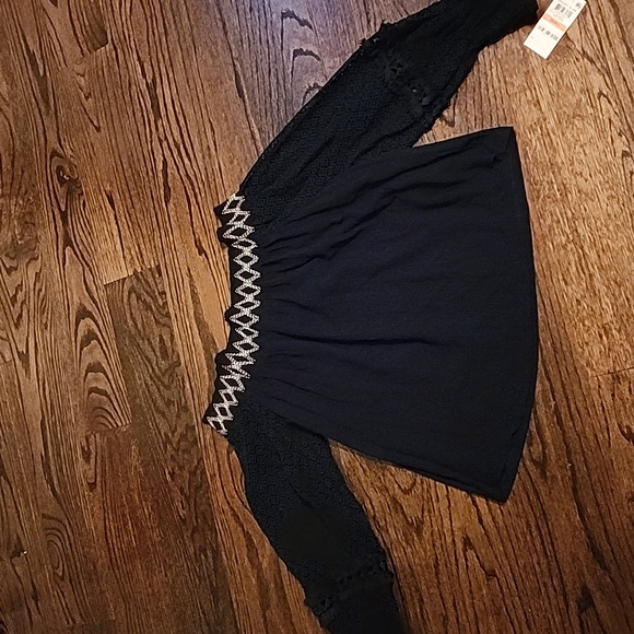 Inc International Concepts Tops  Embroidered Off The Shoulder Top - Picture 1 of 7